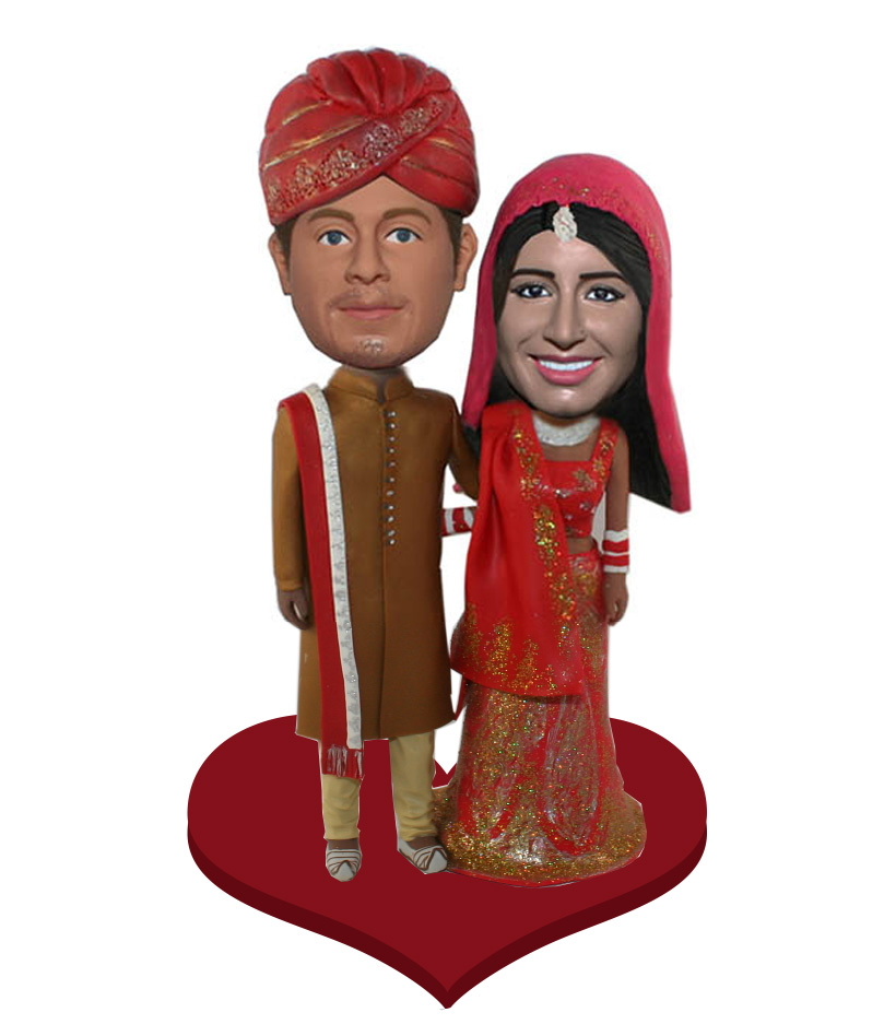 Custom Indian Wedding Bobbleheads