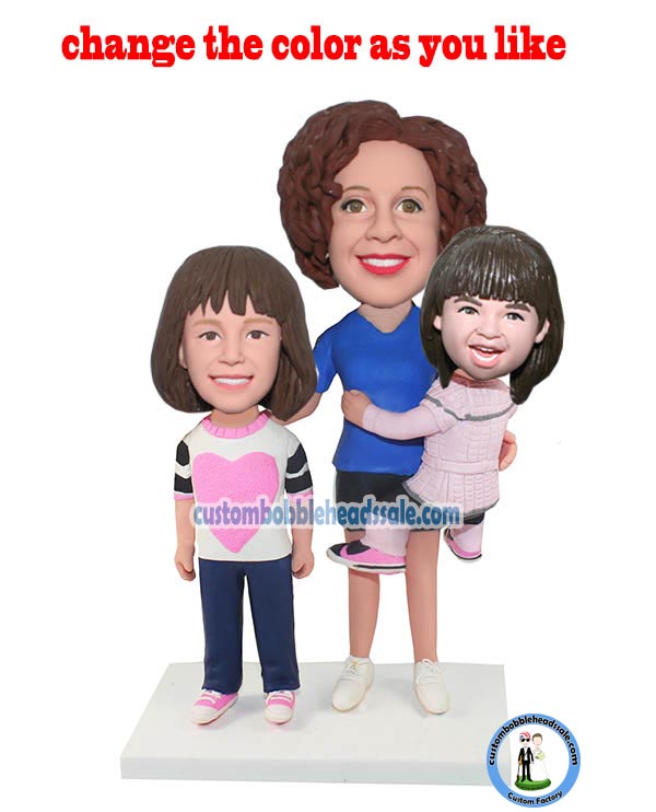 Custom Baby And Mother Bobblehead