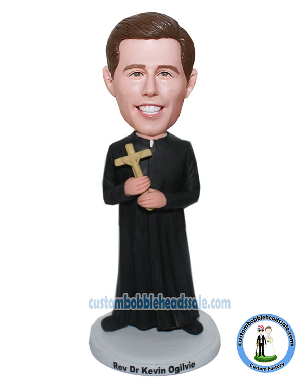 Custom Clergy Bobble Heads Priest Figurine