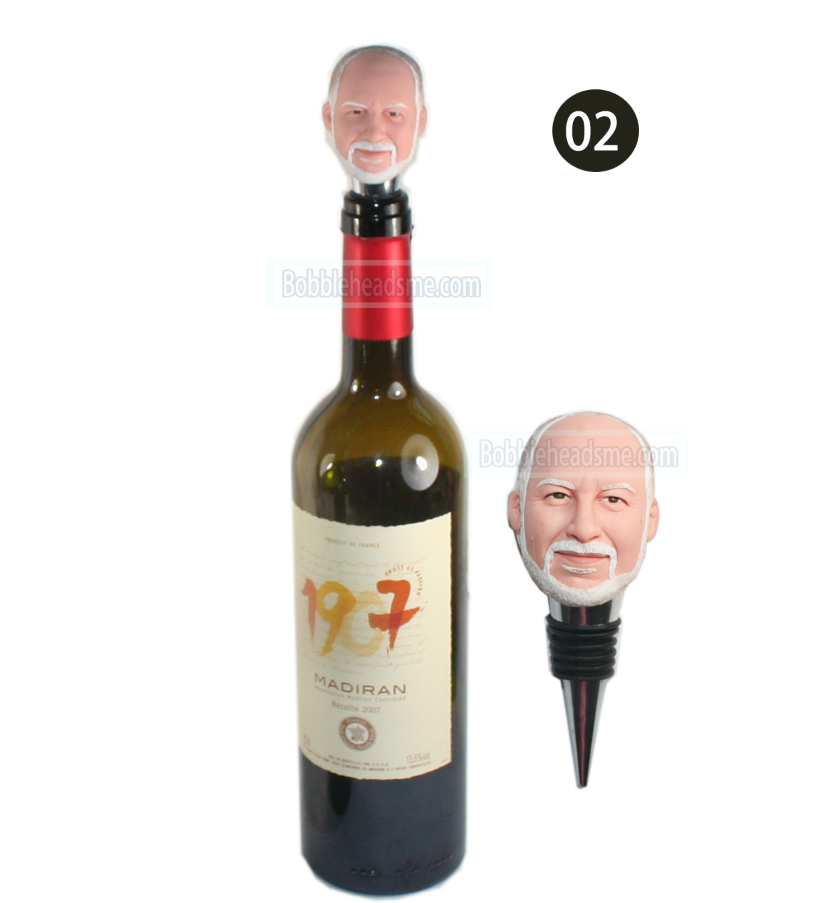 Custom Bobblehead Wine Stopper