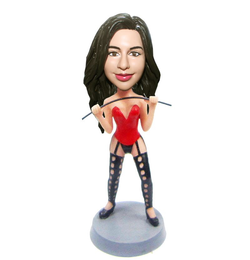 Custom Personalized Stockings Sexy Girl Bobble Heads
