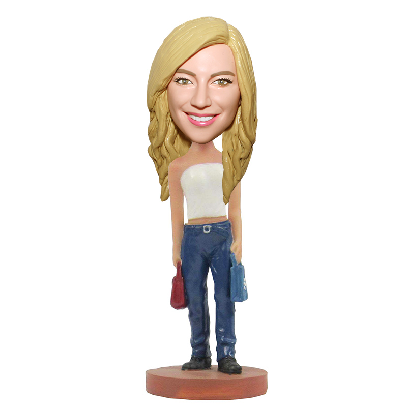 Cutsomized Bobble Heads Birthday Gifts For Her