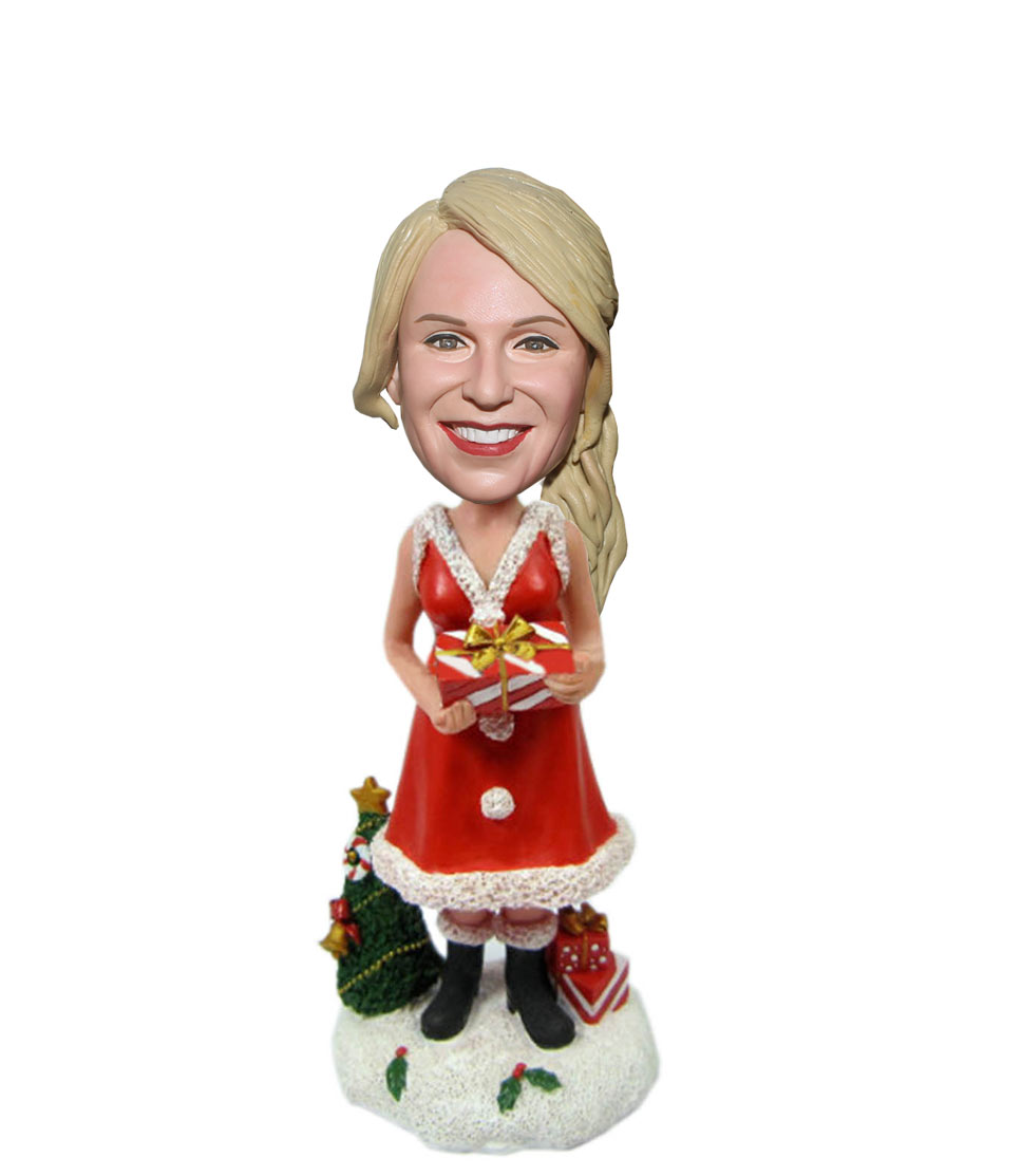 Custom Christmas Bobble Head Doll Make Your Own