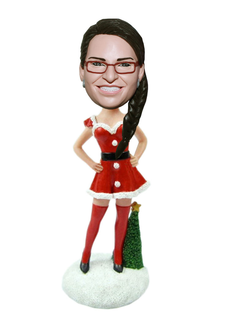 Custom Christmas Bobble Head Doll That Look Like You