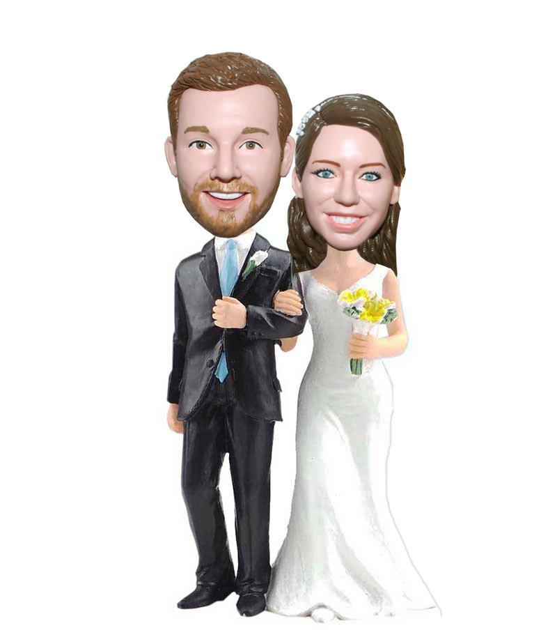 Customized Bobblehead Cake Toppers Wedding Gifts