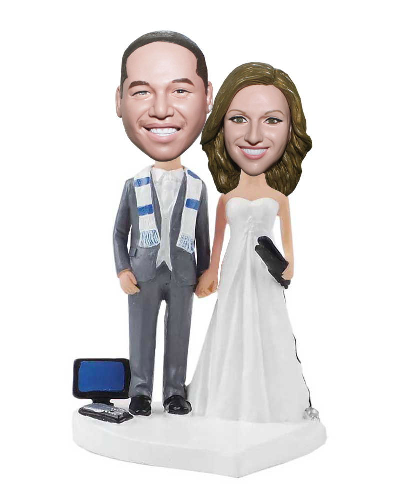 Make Your Own Wedding Couple Bobble Head