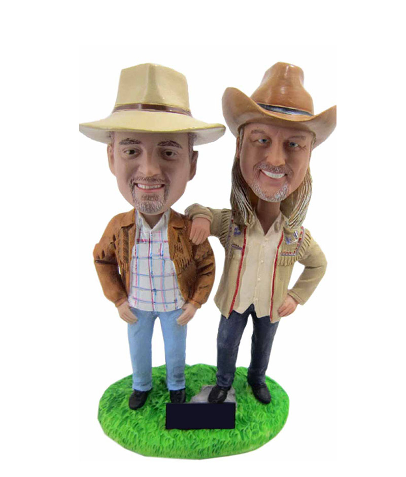 Personalized Fallout 2 Cowboy Bobbleheads Doll