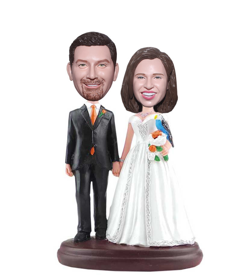Custom Bobblehead Cake Toppers For Wedding Gifts