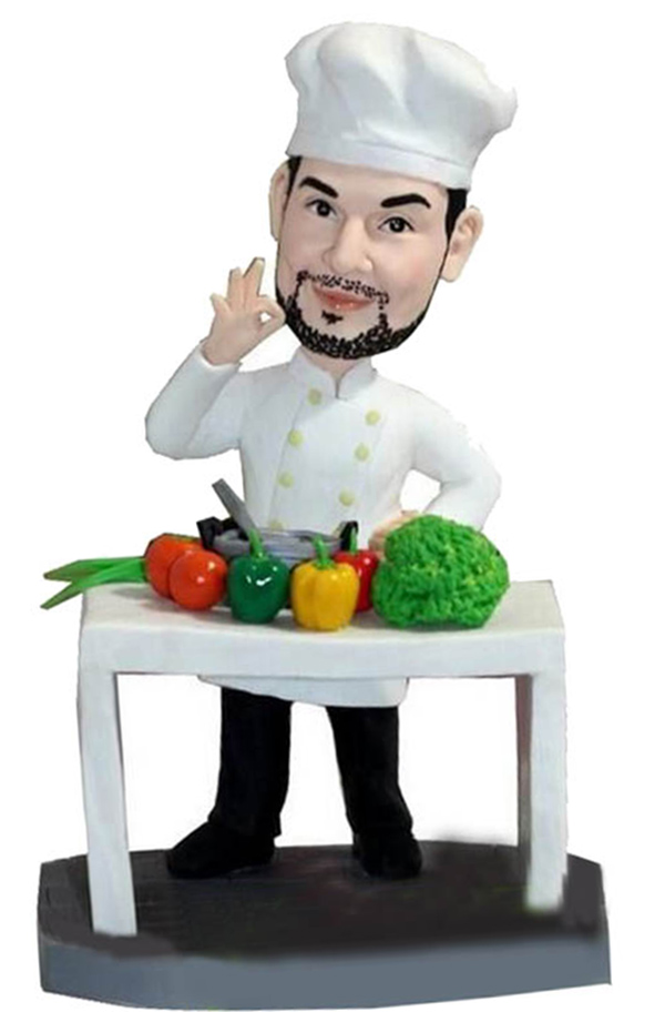 Custom Bobbleheads Chef Figurines