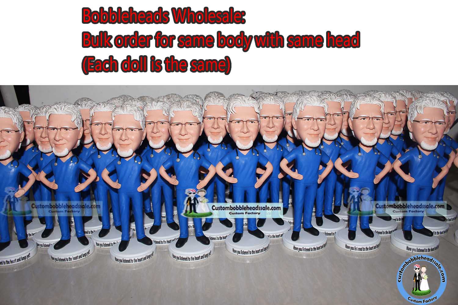 Wholesale More Than 500 Doll Bobbleheads Bulk Order