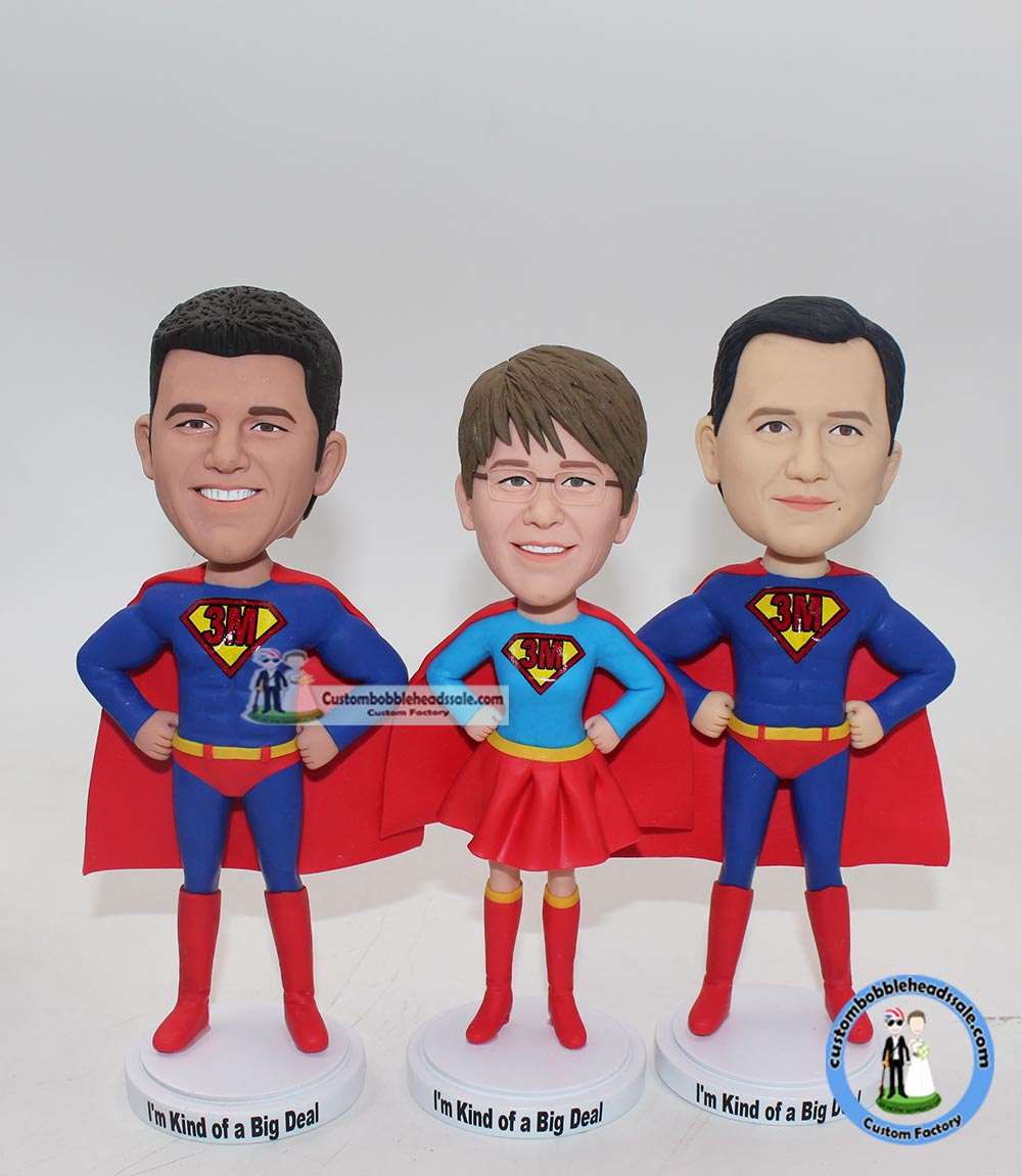 Wholesale Custom Superman Bobbleheads From Photo 3+