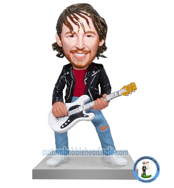 Customized Bobblehead Doll Male Guitarist Playing Guitar Boyfriend Gifts