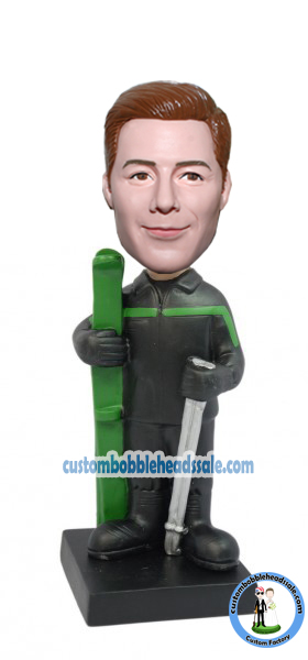 Customized Skiing Bobblehead Doll Christmas Gifts