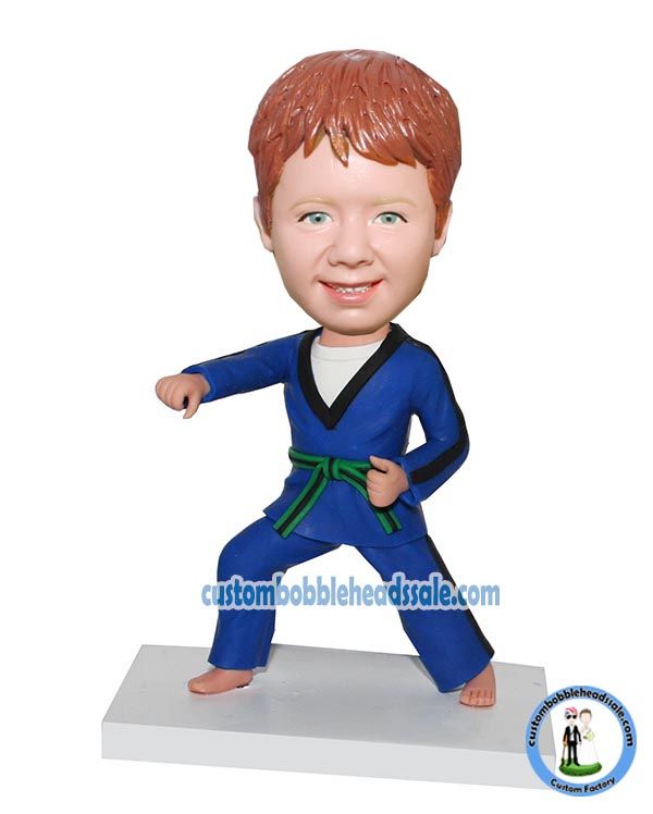 Custom Personal Bobble Head Karate Doll