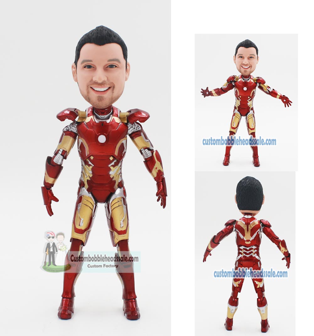 Custom Iron Man Bobblehead Action Dolls