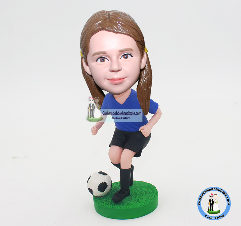 Custom Football Girl Bobble Heads  Gifts For Kids