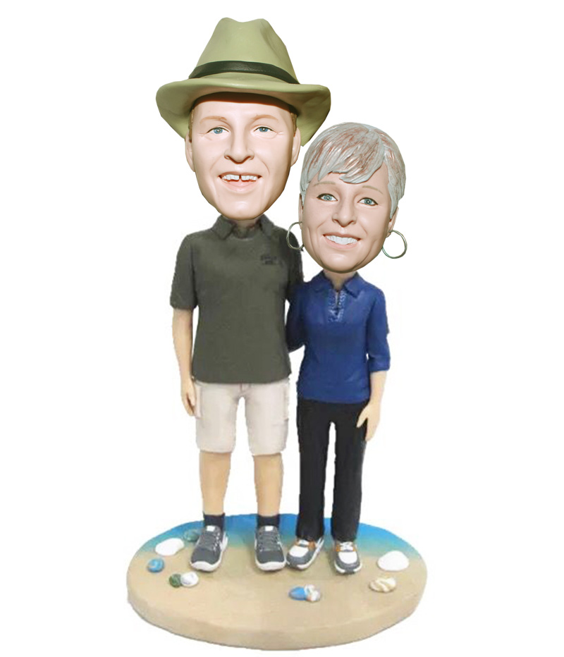 Personalized Couple Bobbleheads Parents Thanksgiving Gift