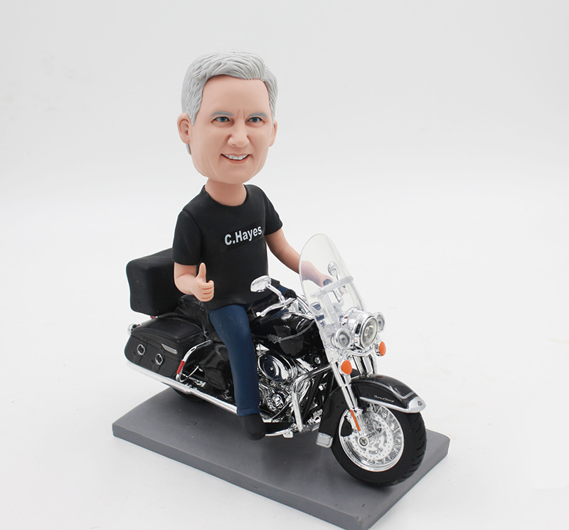 Custom Motorcycle Bobble Heads From Photo