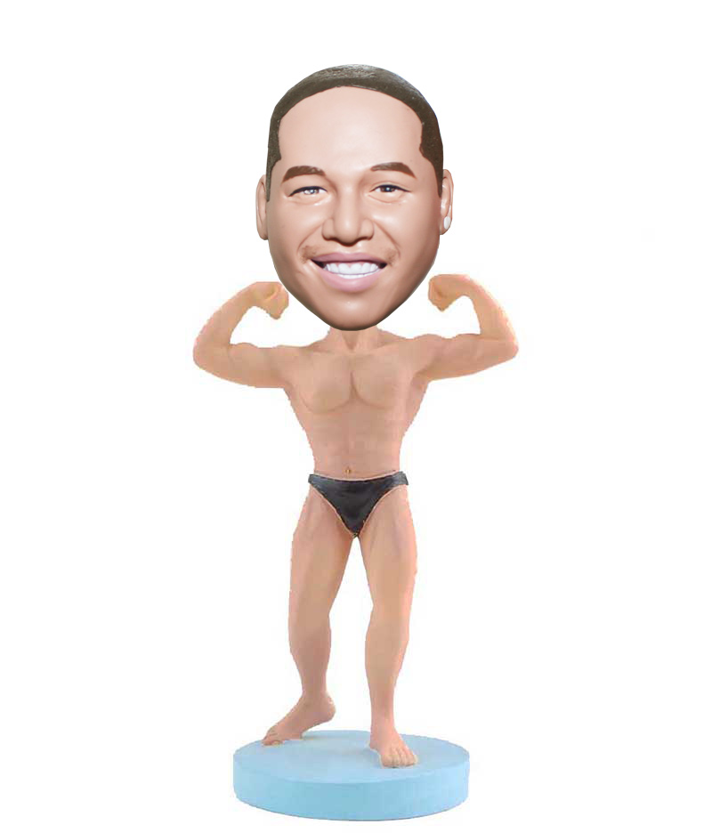Make Your Own Bodybuilding Muscle Bobblehead Doll Gifts For Men
