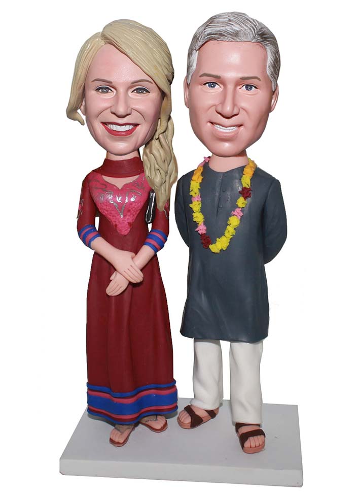 Custom Personalized Bobblehead Couple