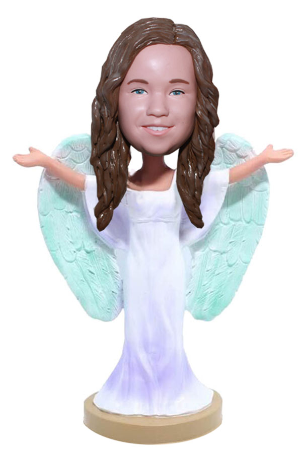 Personalized Angel Bobbleheads From Photo