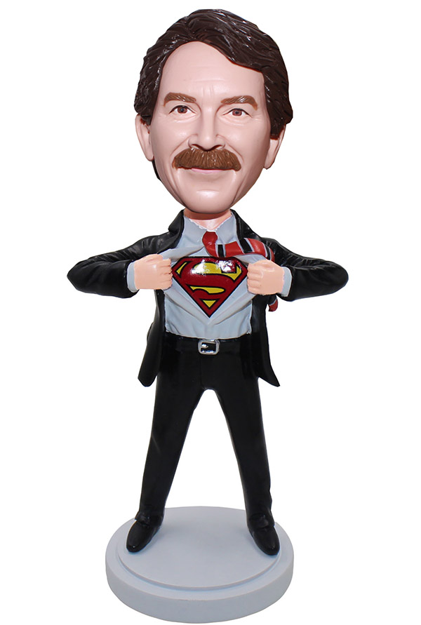 Custom Suit Superman Bobble Heards